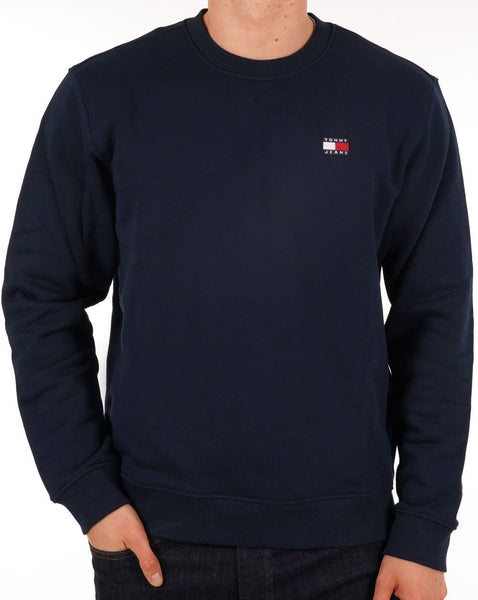 Tommy Jeans Crew Neck Sweatshirt Dark Navy