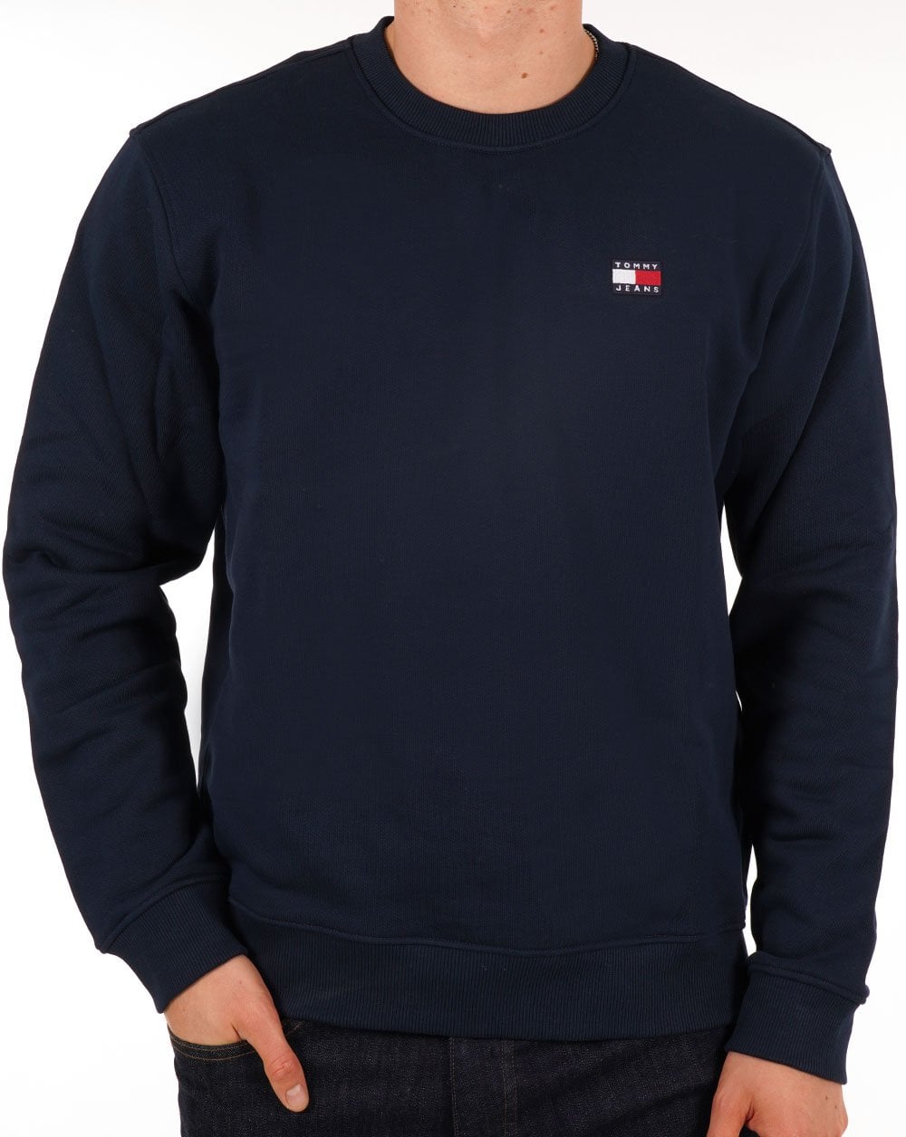 Tommy Jeans Crew Neck Sweatshirt Dark Navy