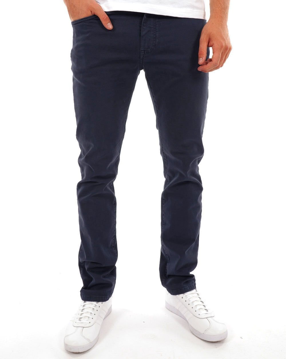 Gant Regular Fit Cotton Twill Smart Jeans Navy