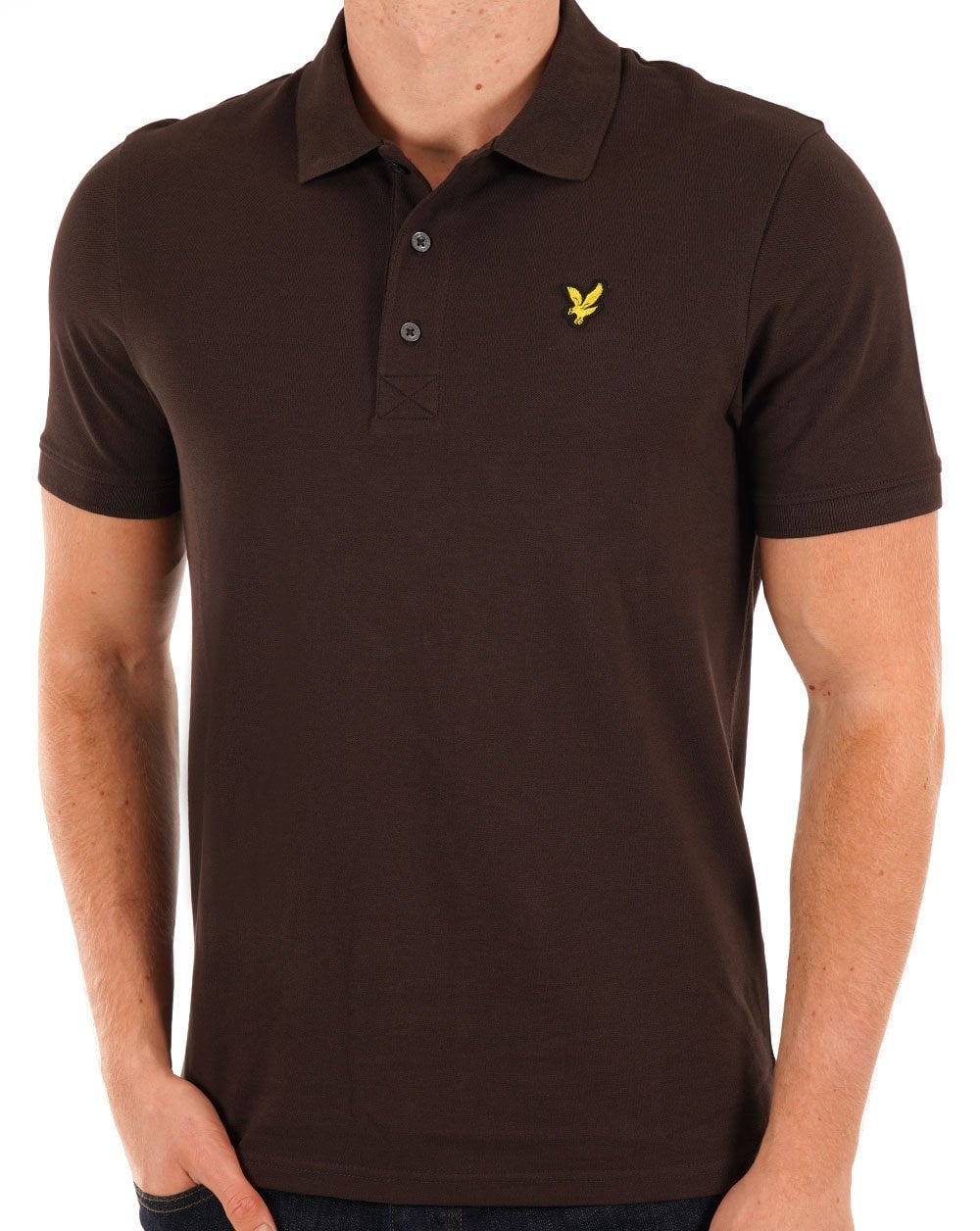 Lyle And Scott Polo Shirt Dk Choc