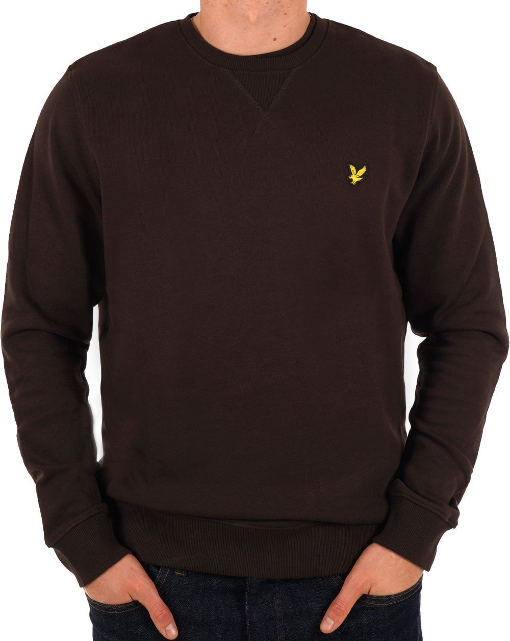 Lyle & Scott Crew Neck Sweatshirt Dk Choc