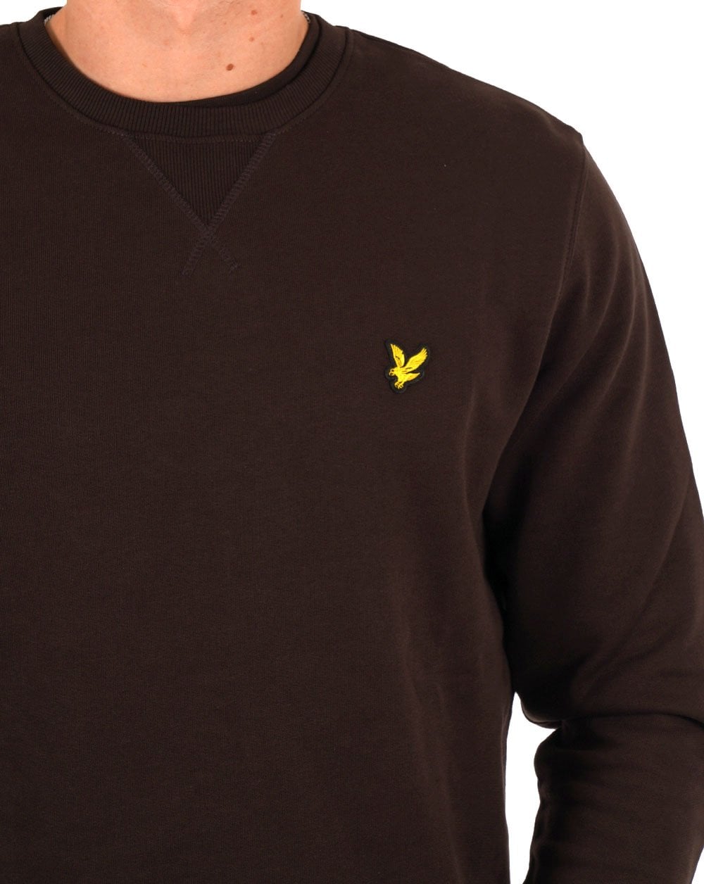 Lyle & Scott Crew Neck Sweatshirt Dk Choc