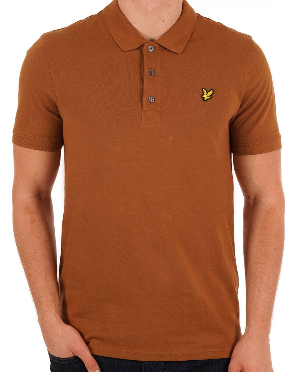 Lyle And Scott Polo Shirt Farrier Bronze