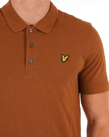 Lyle And Scott Polo Shirt Farrier Bronze