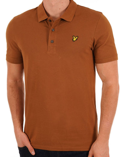 Lyle And Scott Polo Shirt Farrier Bronze