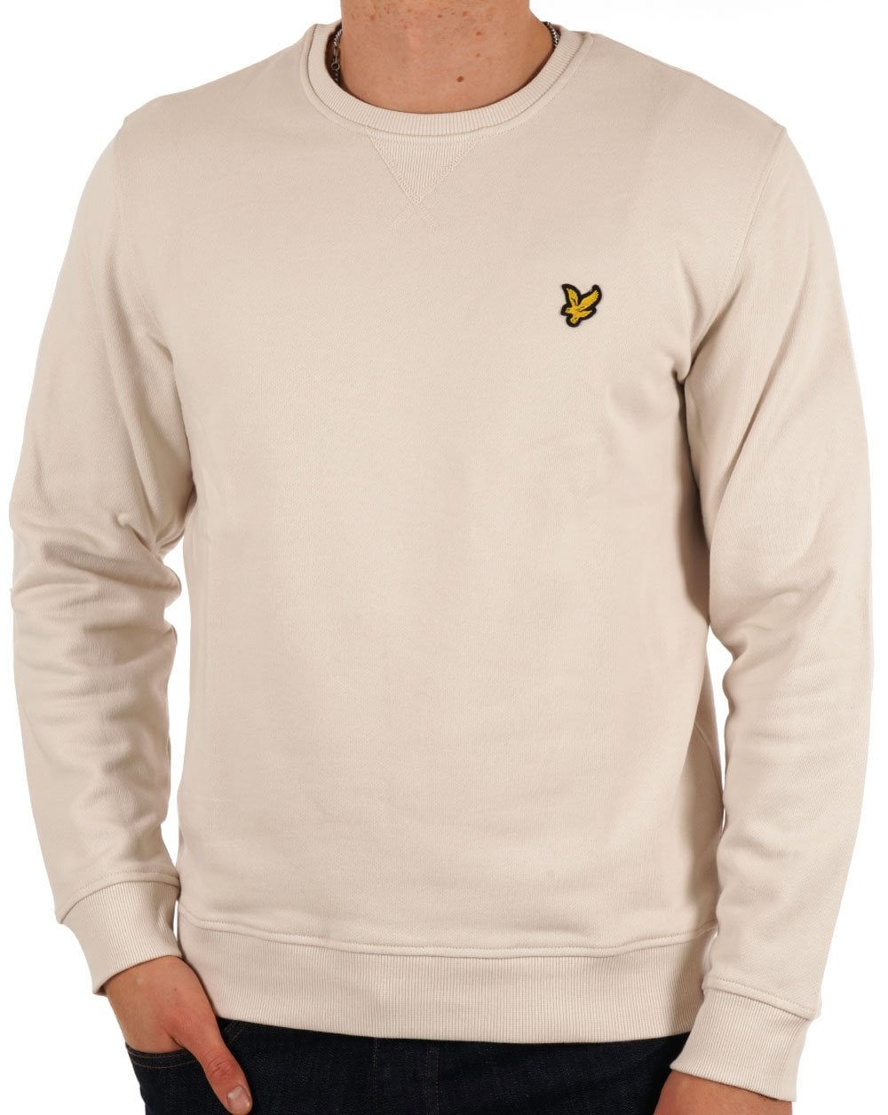 Lyle And Scott Crew Neck Sweatshirt Light Mist
