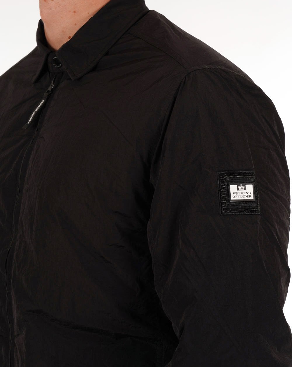 Weekend Offender Vinnie Thermo Overshirt Black
