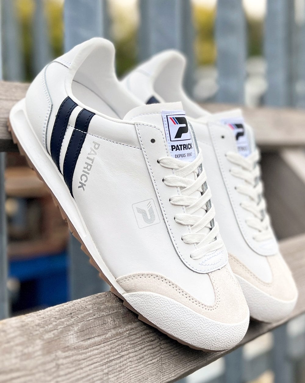 Patrick Original Trainers White/Navy