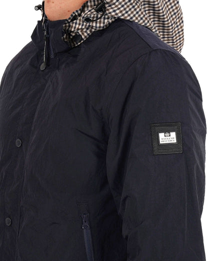 Weekend Offender Saunders AW Jacket Navy/Check