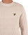 Lyle & Scott Textured Stripe Knit Jumper Light Mist