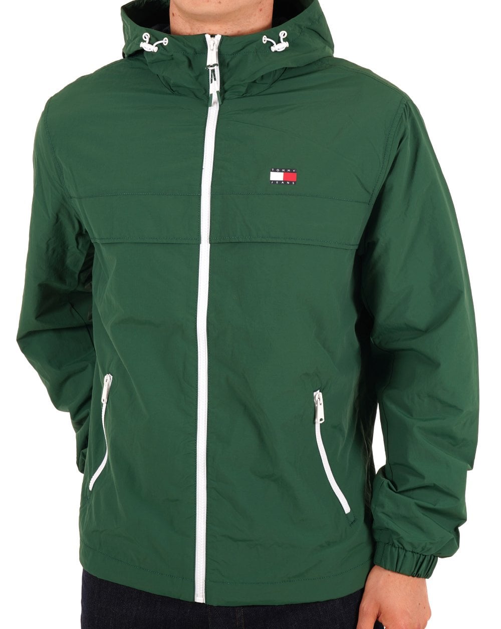 Tommy Jeans Chicago Windbreaker Green