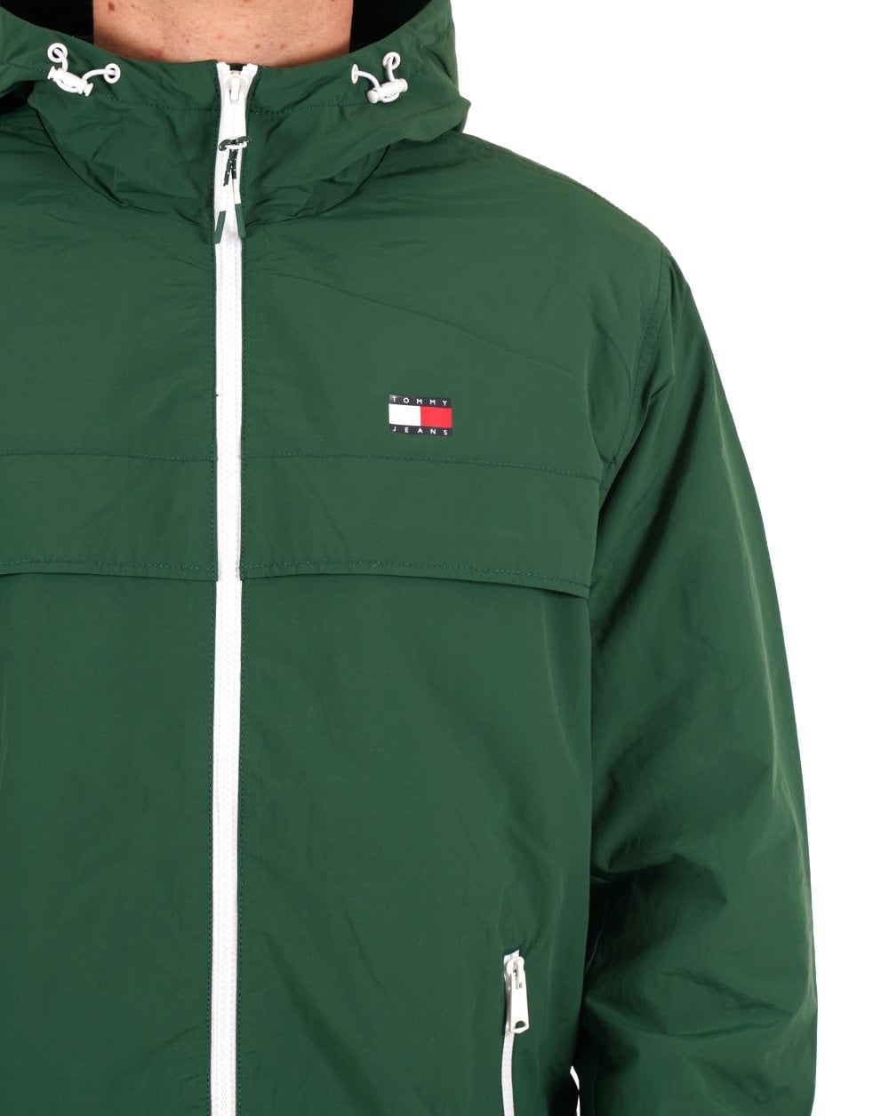 Tommy Jeans Chicago Windbreaker Green