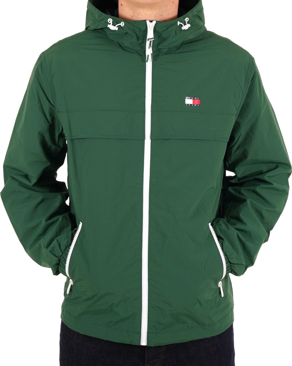 Tommy Jeans Chicago Windbreaker Green