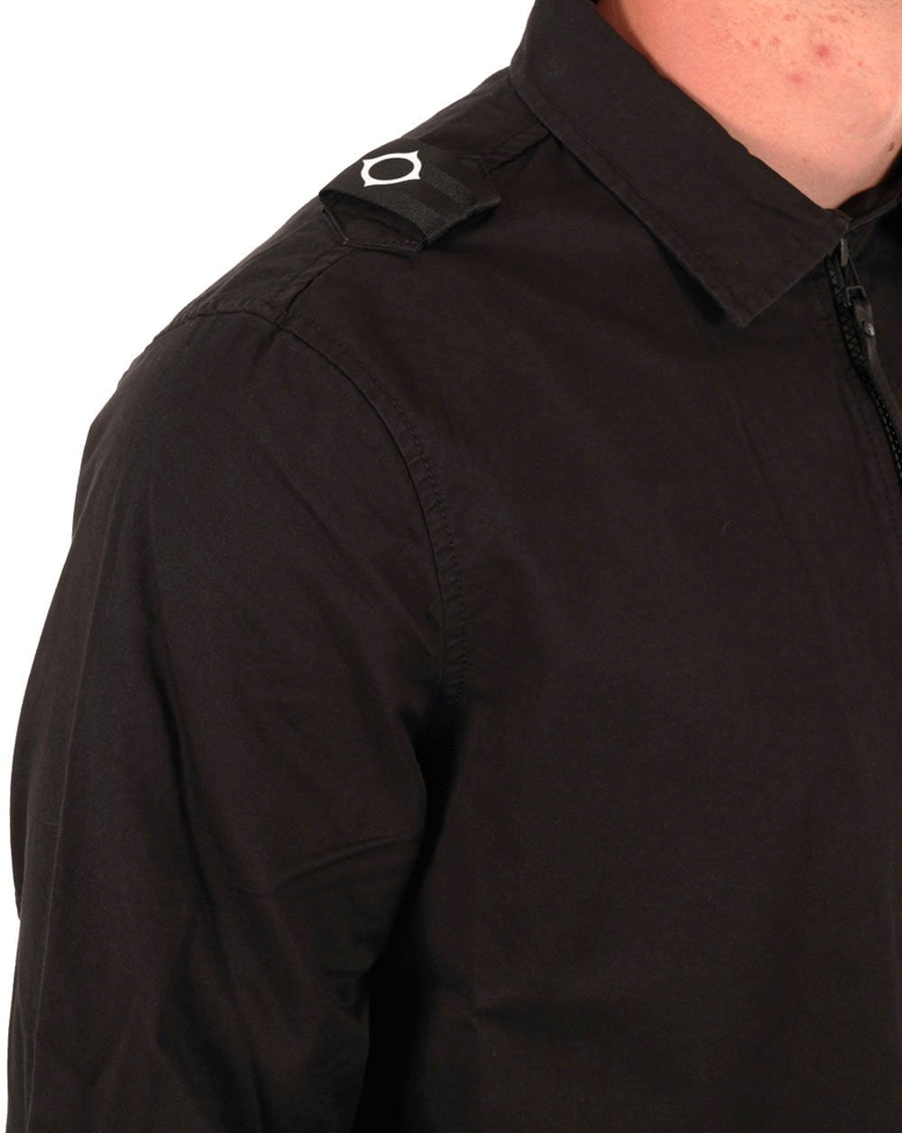 Ma.strum Pd Full Zip Overshirt Black