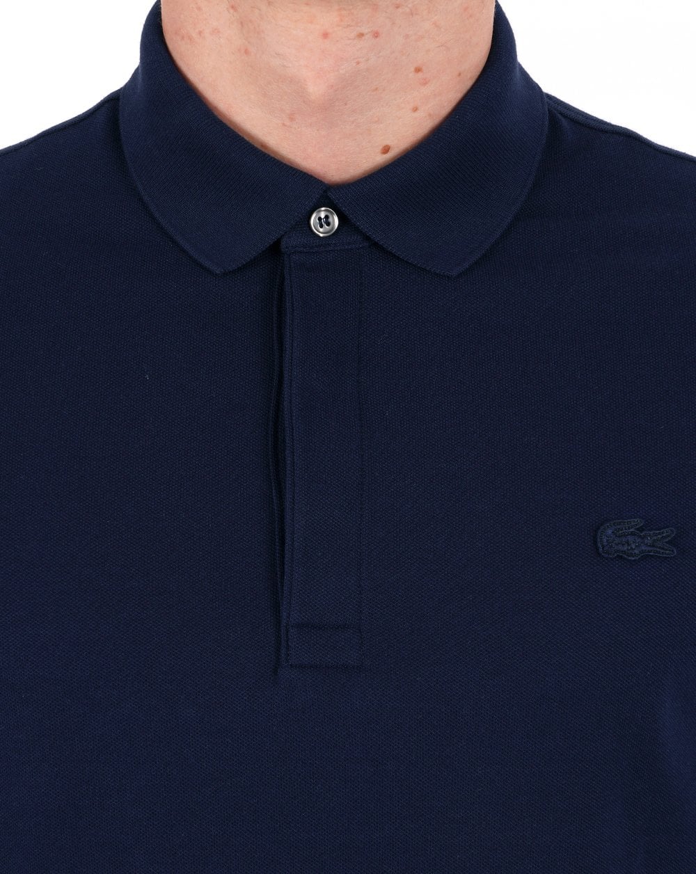 Lacoste Paris Tonal Polo Shirt Navy