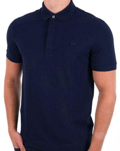 Lacoste Paris Tonal Polo Shirt Navy