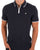 Weekend Offender Zip Polo Shirt Navy