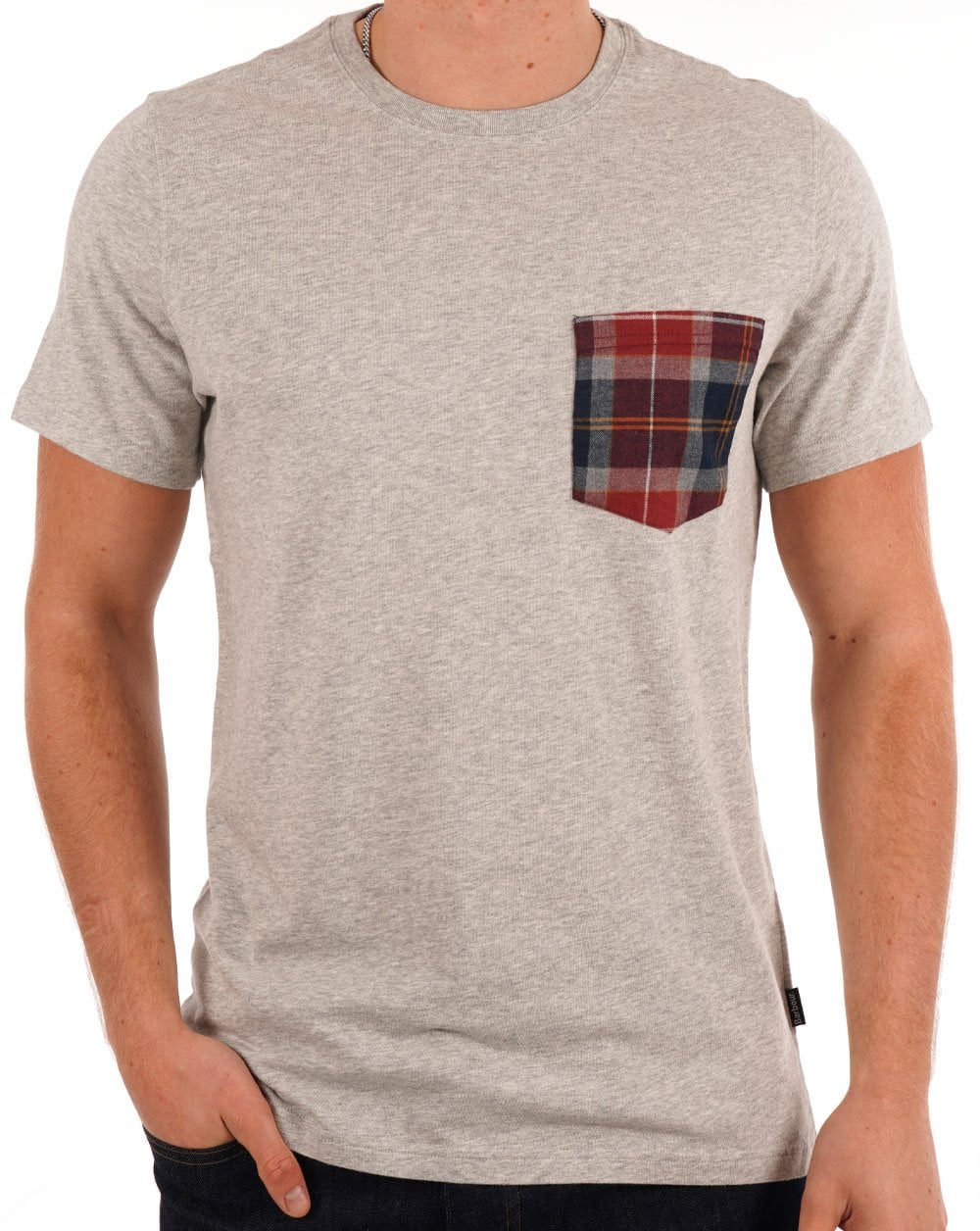 Barbour Goole Pocket T-shirt Grey Marl