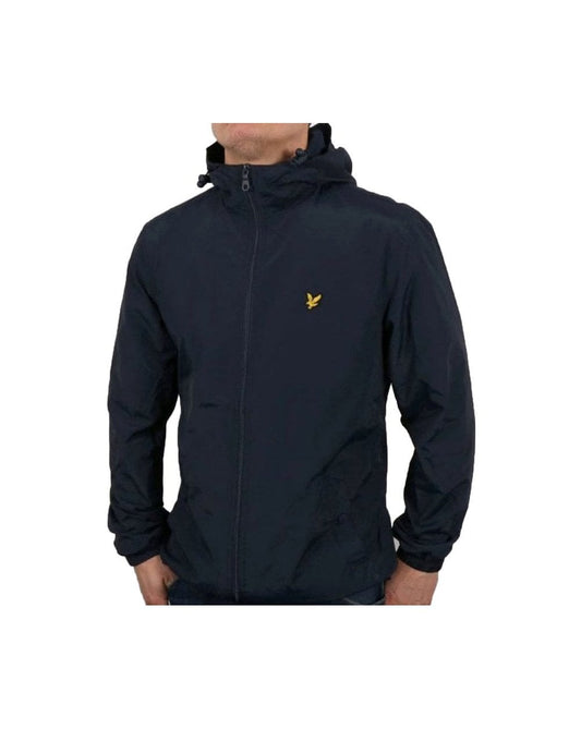 Lyle And Scott Zip Through Hooded Jacket Navy