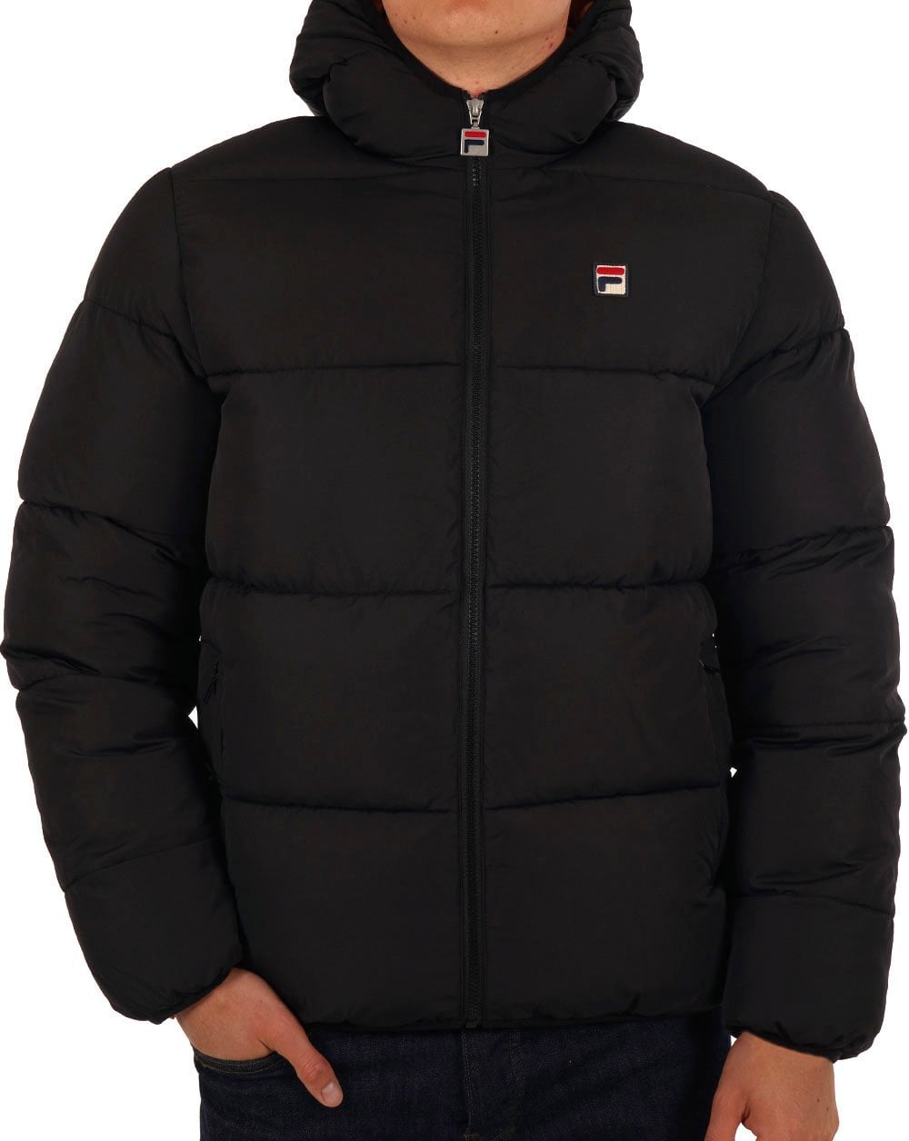 Fila Vintage Harry Puffer Jacket Black