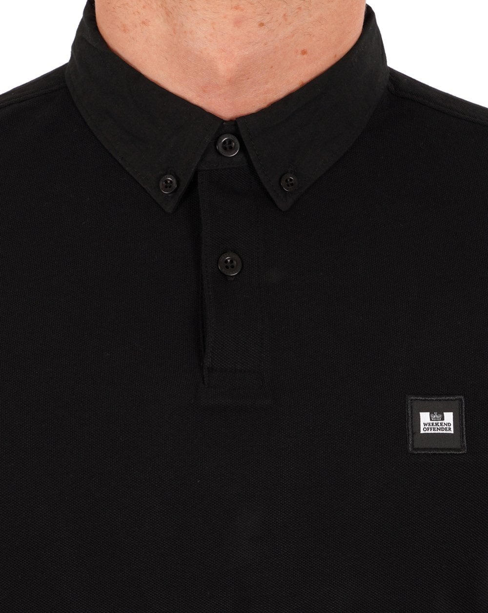 Weekend Offender Smarter Polo Shirt Black