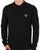 Ma.strum Long Sleeve Pique Polo Shirt Jet Black