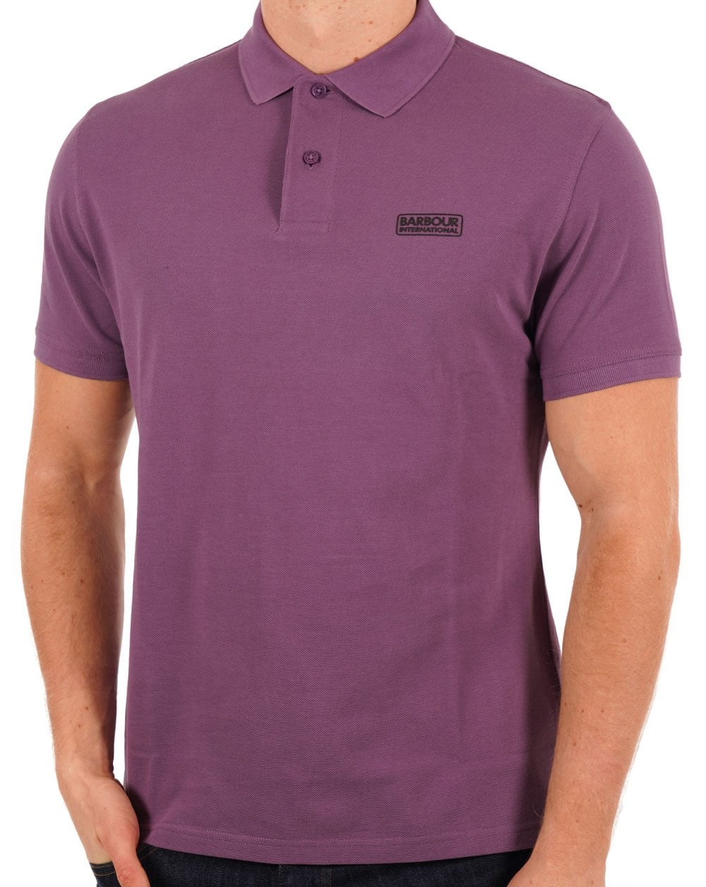 Barbour International Essential Polo Purple Haze