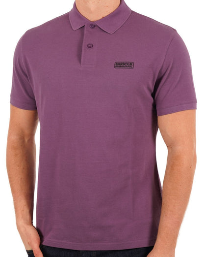 Barbour International Essential Polo Purple Haze