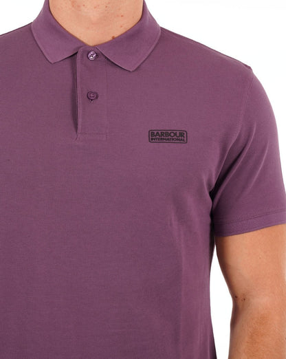 Barbour International Essential Polo Purple Haze