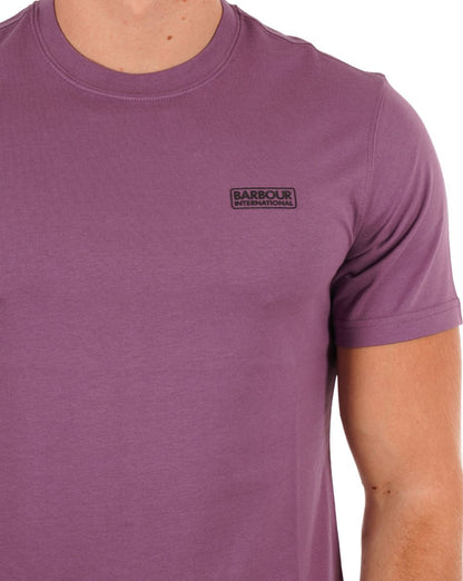 Barbour International Small Logo T-shirt Purple Haze