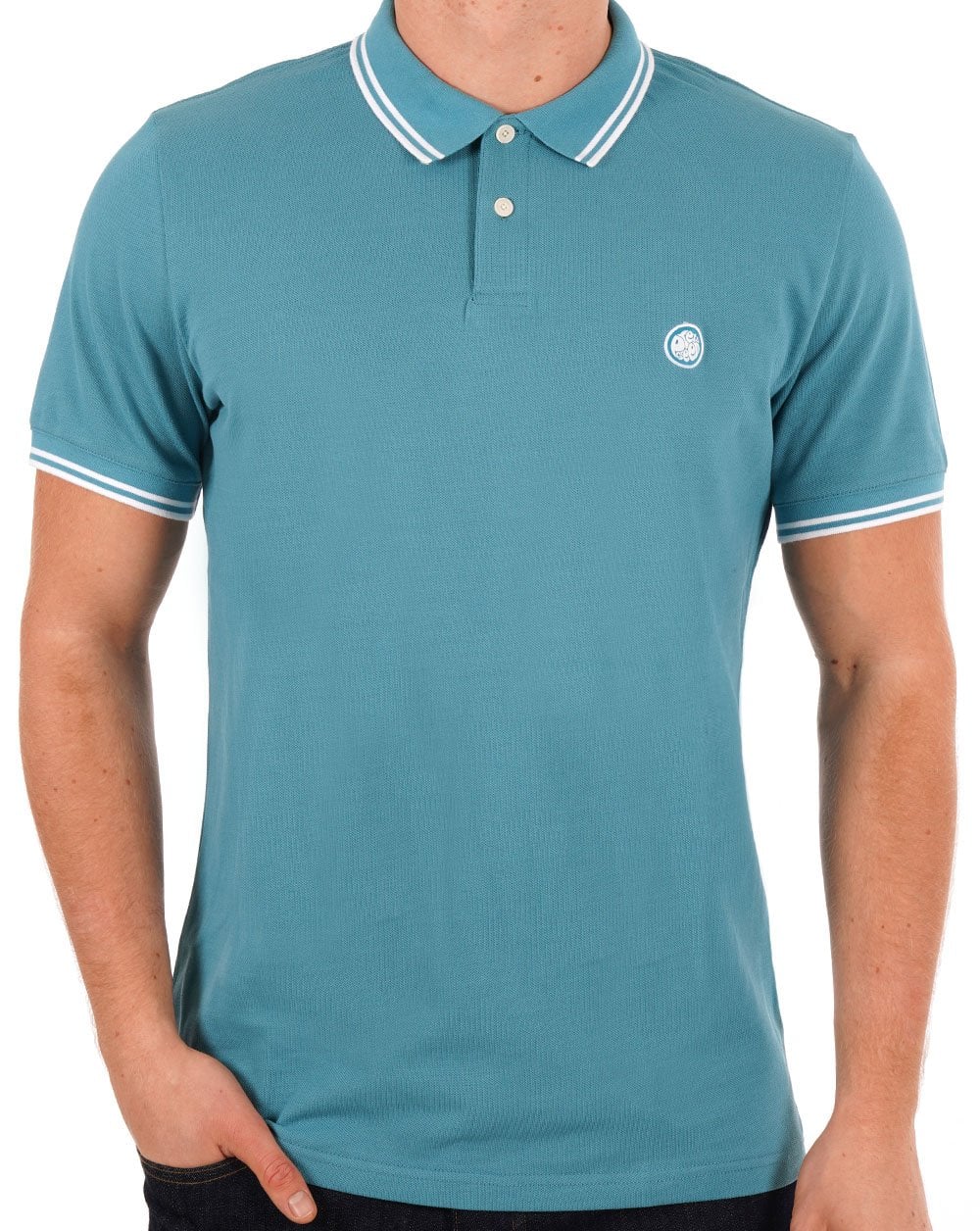 Pretty Green Barton Polo Shirt Bright Blue