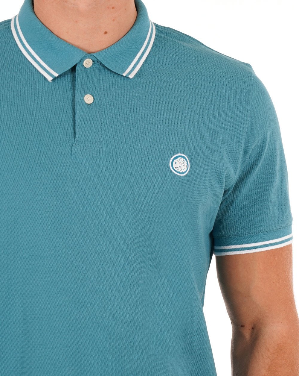 Pretty Green Barton Polo Shirt Bright Blue