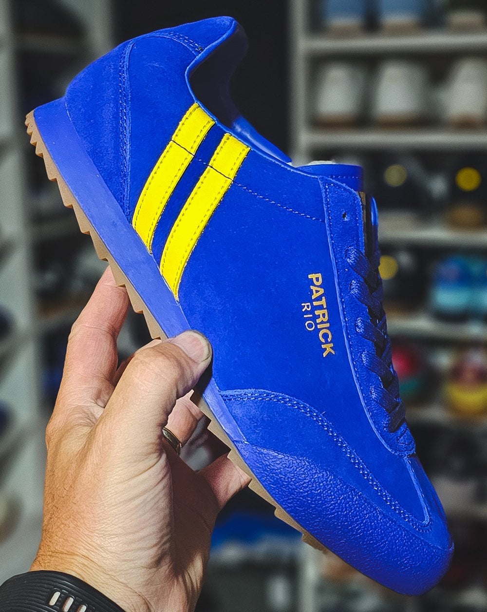 Patrick Rio Trainers Royal Yellow