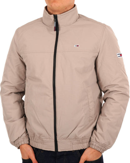 Tommy Jeans Padded Bomber Jacket Stone