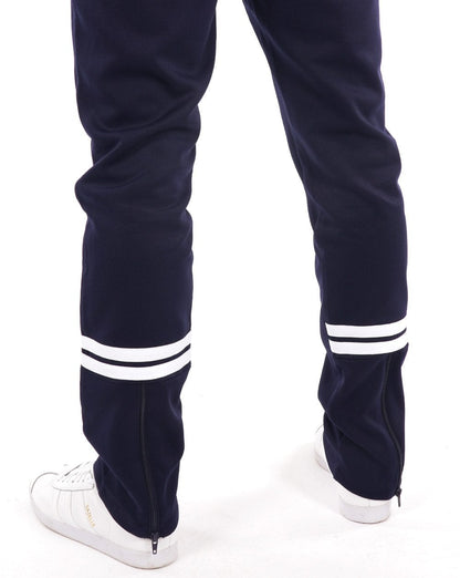 Sergio Tacchini Dallas Zip Track Pants Navy/White