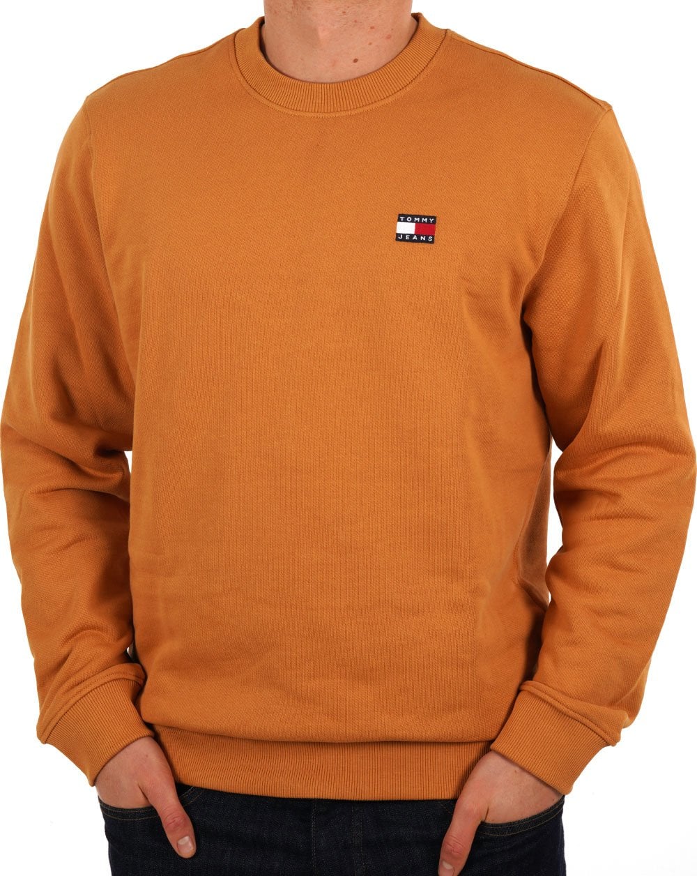 Tommy Jeans Crew Neck Sweatshirt Toffee