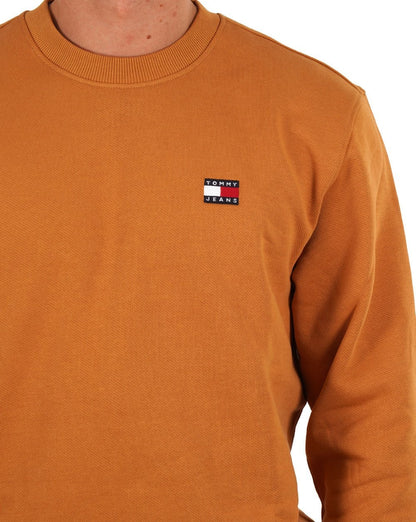 Tommy Jeans Crew Neck Sweatshirt Toffee