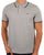 Gant Tipped Pique Polo Shirt Grey Melange