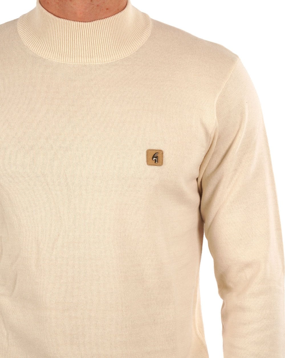 Gabicci Vintage Duke Turtle Neck Cream