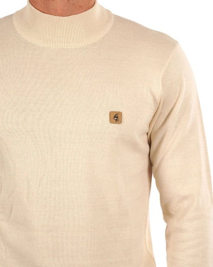 Gabicci Vintage Duke Turtle Neck Cream