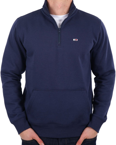 Tommy Jeans Quarter Zip Sweat Navy