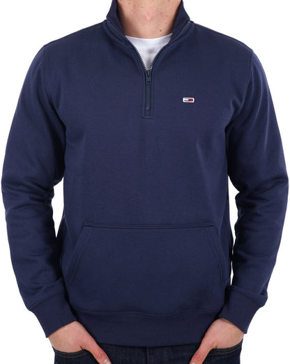 Tommy Jeans Quarter Zip Sweat Navy