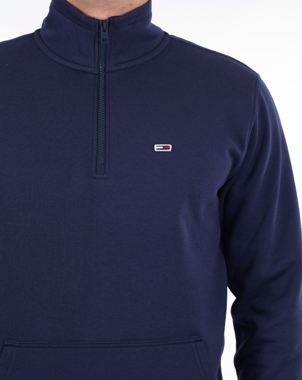 Tommy Jeans Quarter Zip Sweat Navy