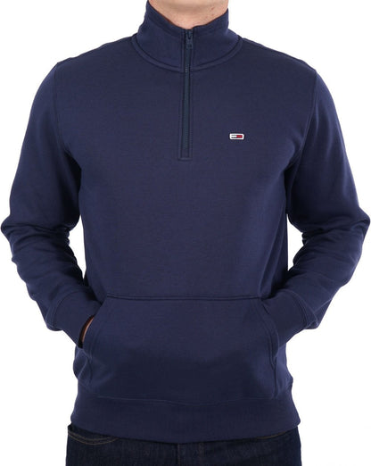 Tommy Jeans Quarter Zip Sweat Navy