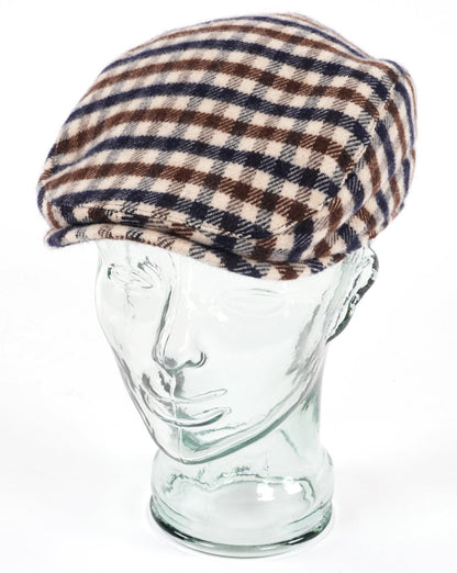 Aquascutum Flat Cap Check