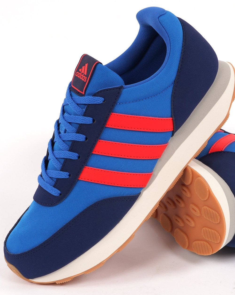 Adidas Run 60s Trainers Royal/ Flame Red