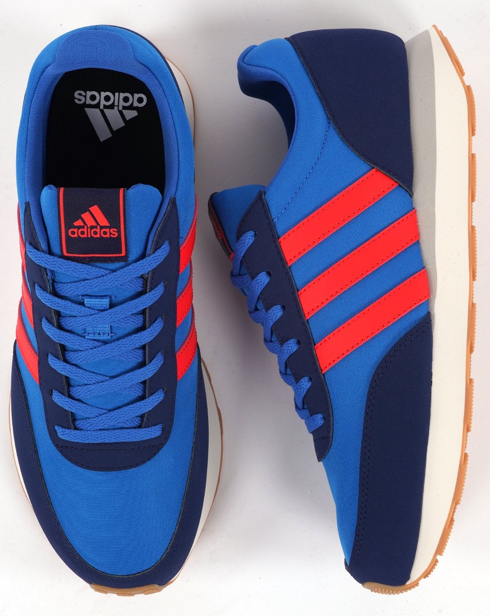 Adidas Run 60s Trainers Royal/ Flame Red