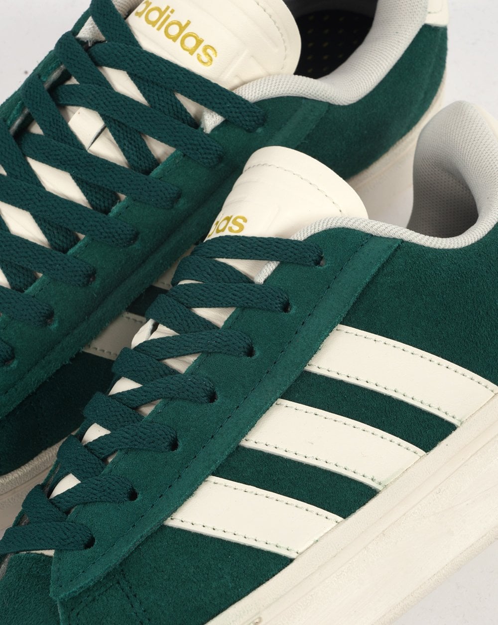Adidas Grand Court Trainers Collegiate Green/White