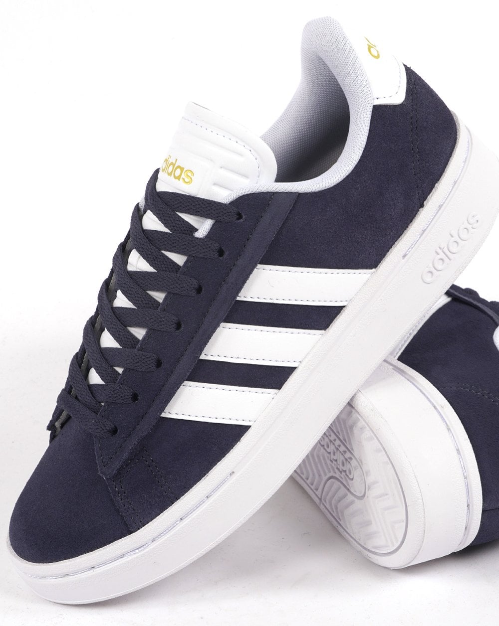 Adidas Grand Court Trainers Shadow Navy/White