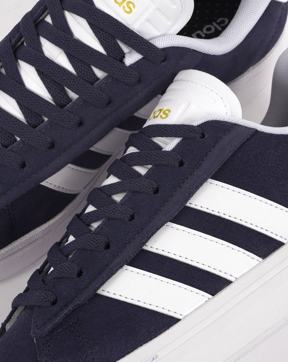 Adidas Grand Court Trainers Shadow Navy/White